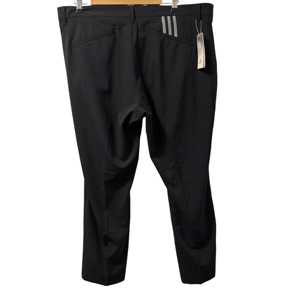 Adidas MenS Black Golf Pants Performance Stretch Sz 40/30Athletic Wear. NWT - Picture 5 of 11